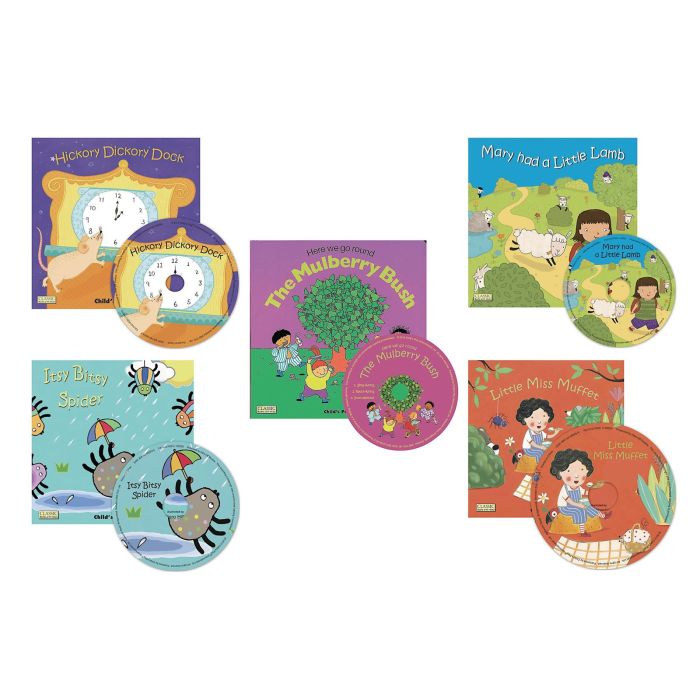 Big Classic Books With Holes and CD - Pack of 5
