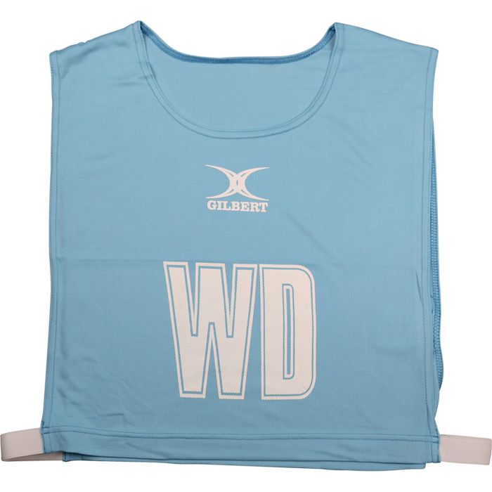 Gilbert Netball Bib - Sky - Pack of 7