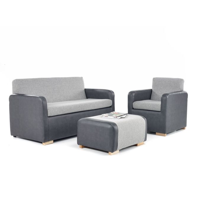 Lincoln Chair - Grey and Light Grey