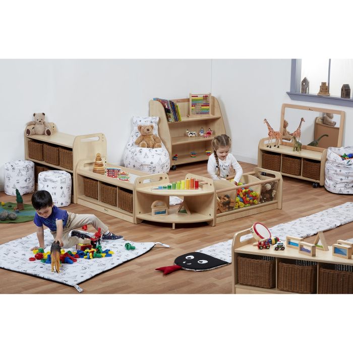 Millhouse Explorer Zone With Wicker Baskets - Pack of 7
