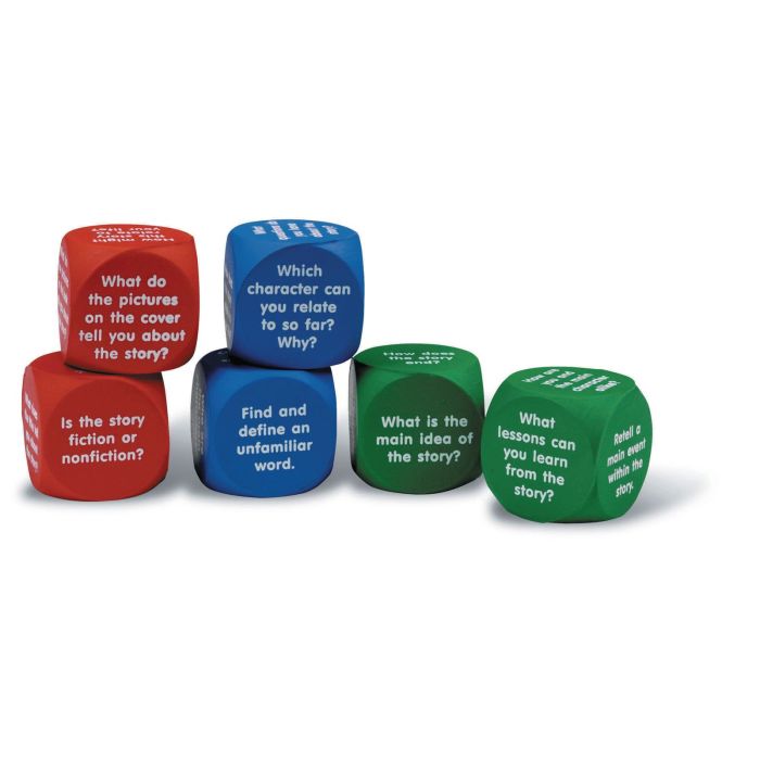 Reading Comprehension Cubes - KS2 - Pack of 6