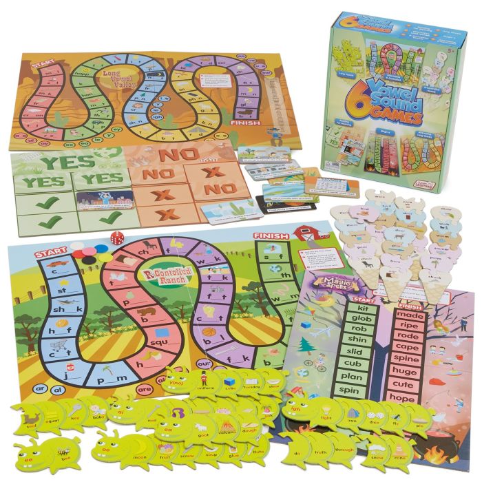 6 Vowel Sounds Games