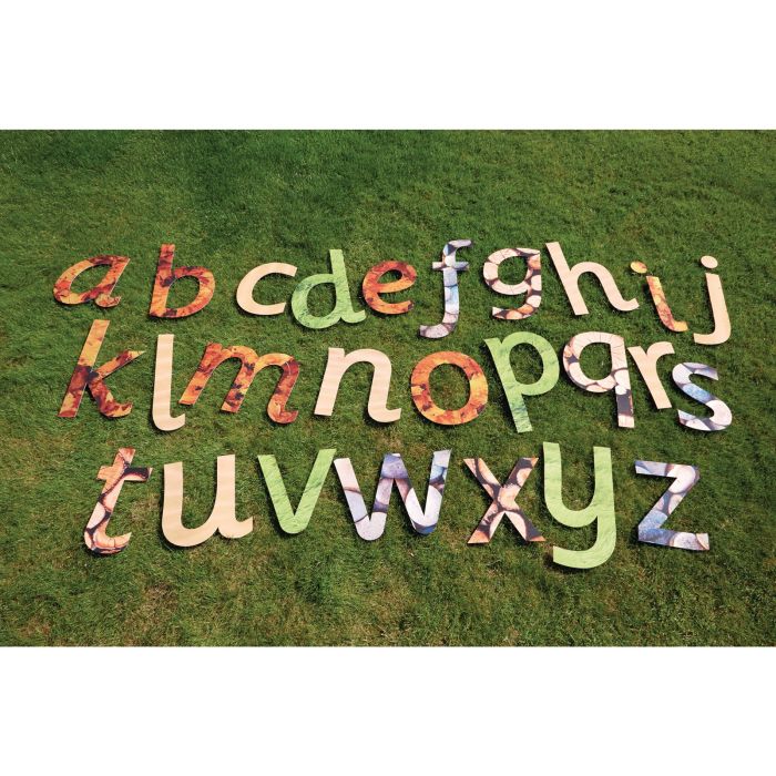 Giant Indoor Outdoor Natural Letters - Pack of 26