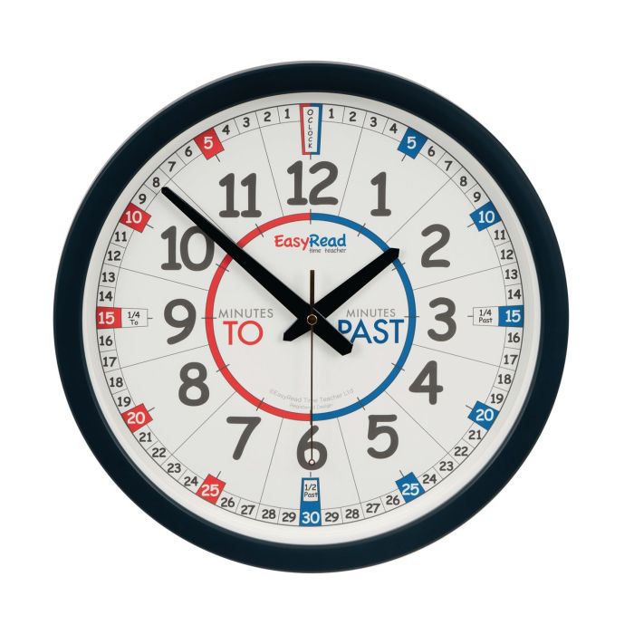 EasyRead Time Teacher - Past and To Classroom Wall Clock