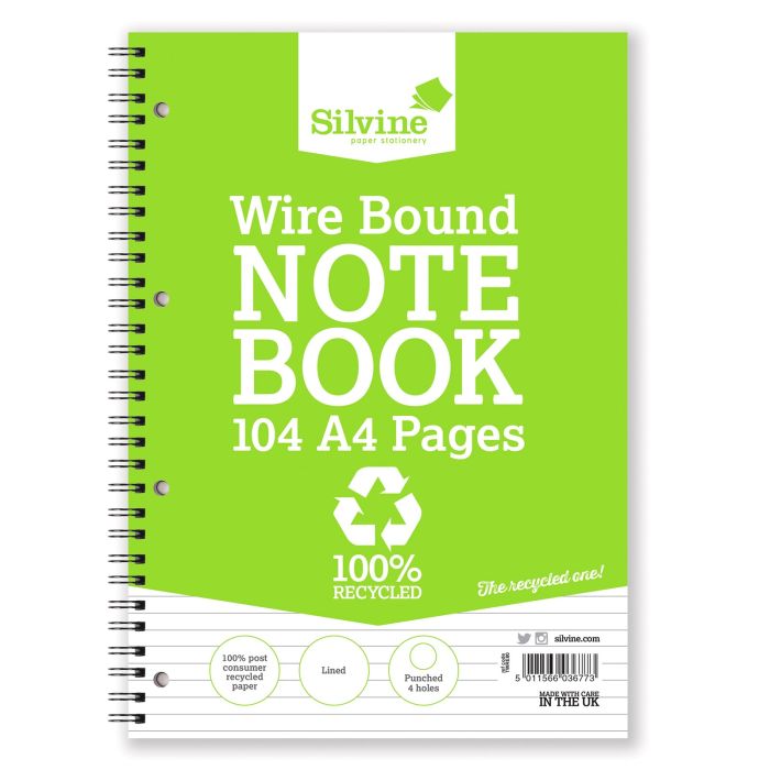 A4 Twin Wired Notebook - Pack of 12