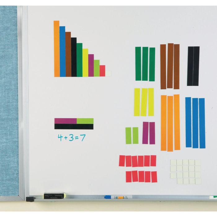 Giant Magnetic Cuisenaire Rods Demonstration Set