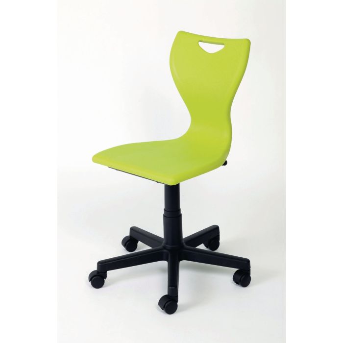EN50 Computer Chair - Black Glides - Black