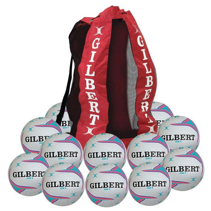 Gilbert APT Training Netball - Size 4 - Purple - Pack 12