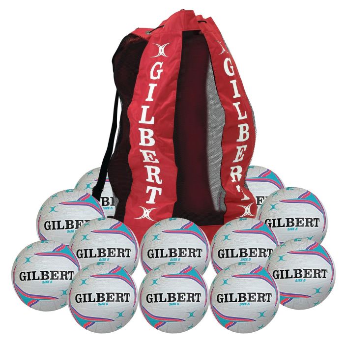Gilbert APT Training Netball - Size 5 - Purple - Pack 12