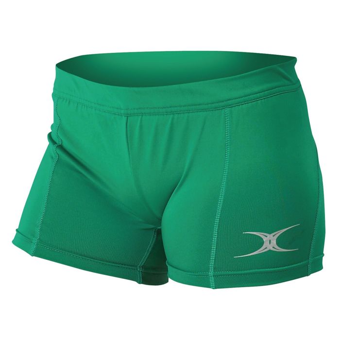 Gilbert Eclipse Netball Short - Green - Size 6
