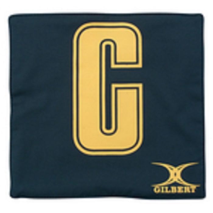 Gilbert Netball Pro Patch Bib - Black/Gold - Pack of 14