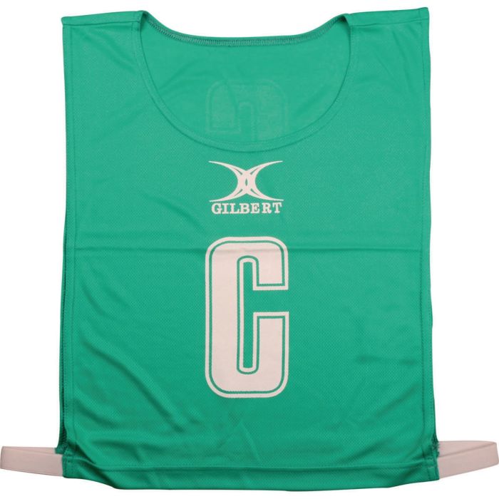Gilbert Netball Bib - Green - Pack of 7
