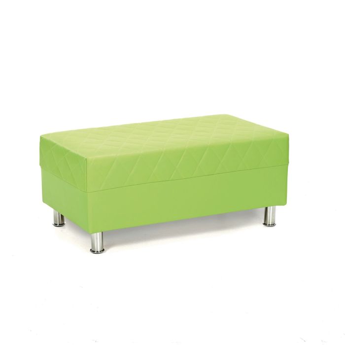 Turin Quilted Stool - Lime