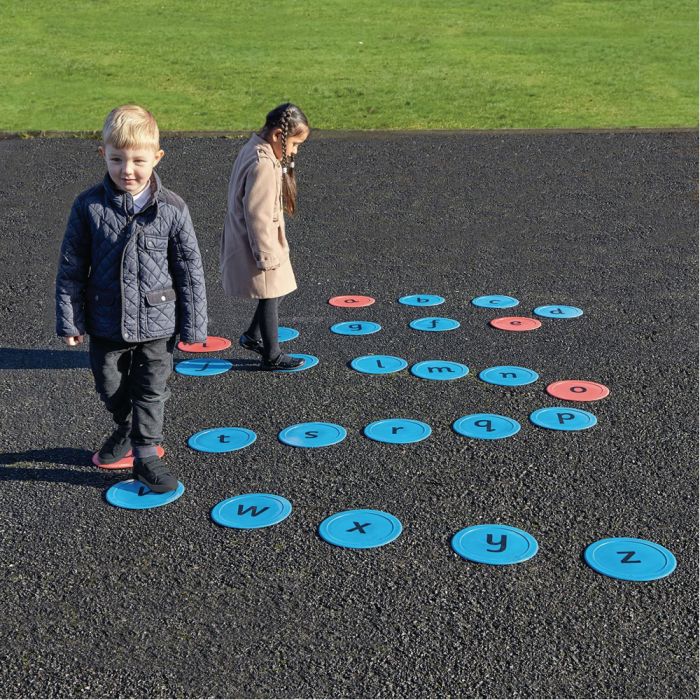 Lowercase Alphabet Indoor/Outdoor Spots - Pack of 26