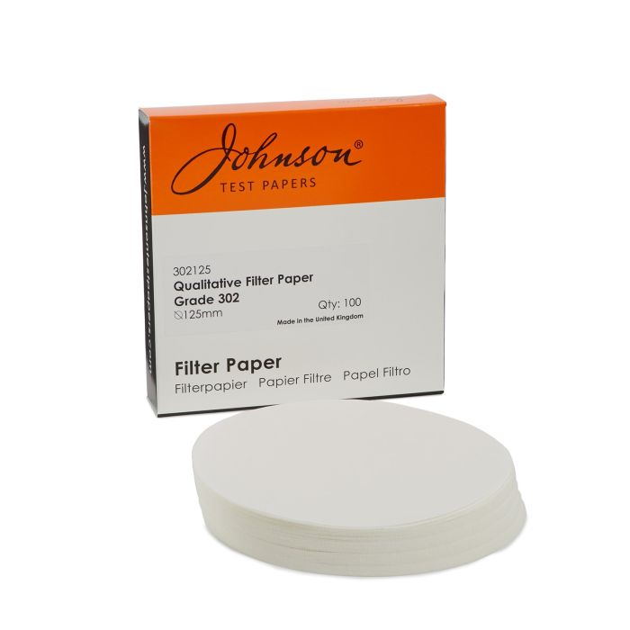 Standard No. 3 Filter Papers 125mm dia. Pack of 100