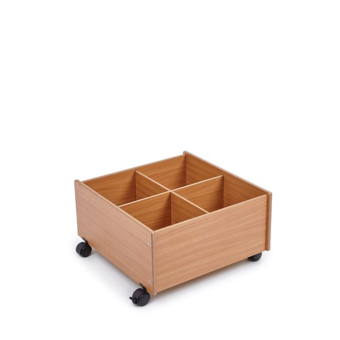 Mobile Floor Level Kinderbox - Beech