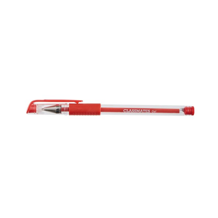 Classmates Gell Rollerball Rollerball Pen - Red - Pack of 10