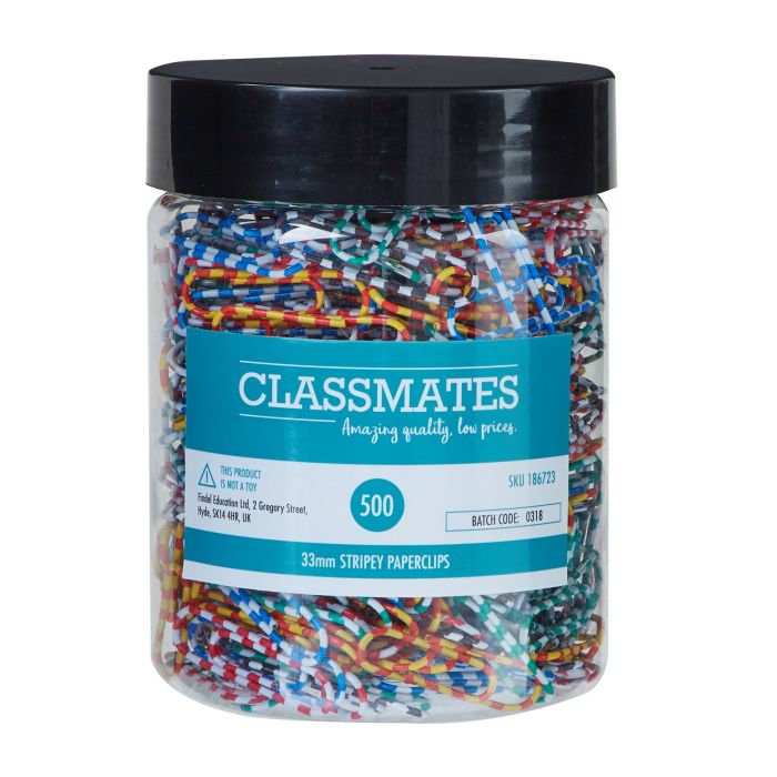 Classmates Paper Clips 33mm - Pack of 500