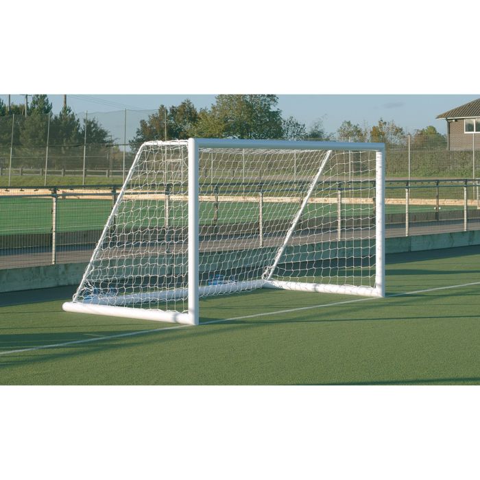Harrod Sport 3G Portagoal - 12 x 6ft (7v7) - White - Pair