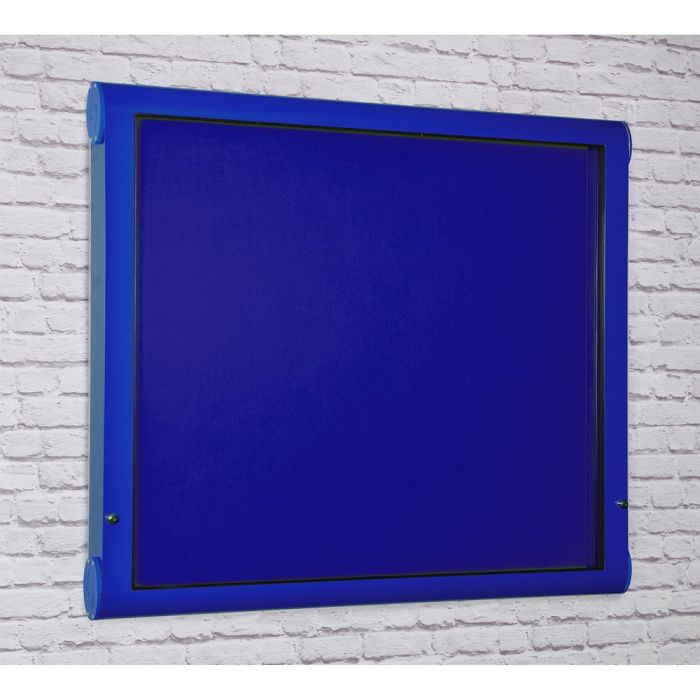 Weathershield Outdoor Showcase - 1031 x 1423mm - Blue/Blue