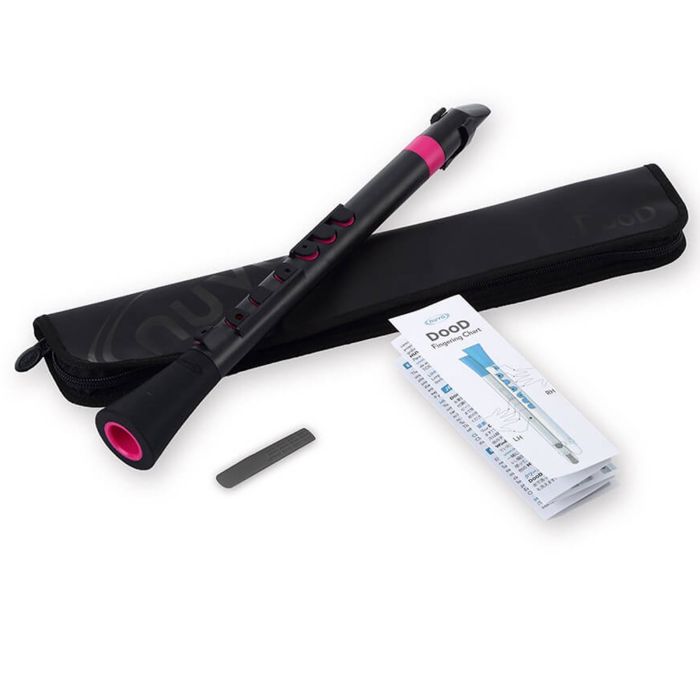Nuvo DooD - Black With Pink Trim