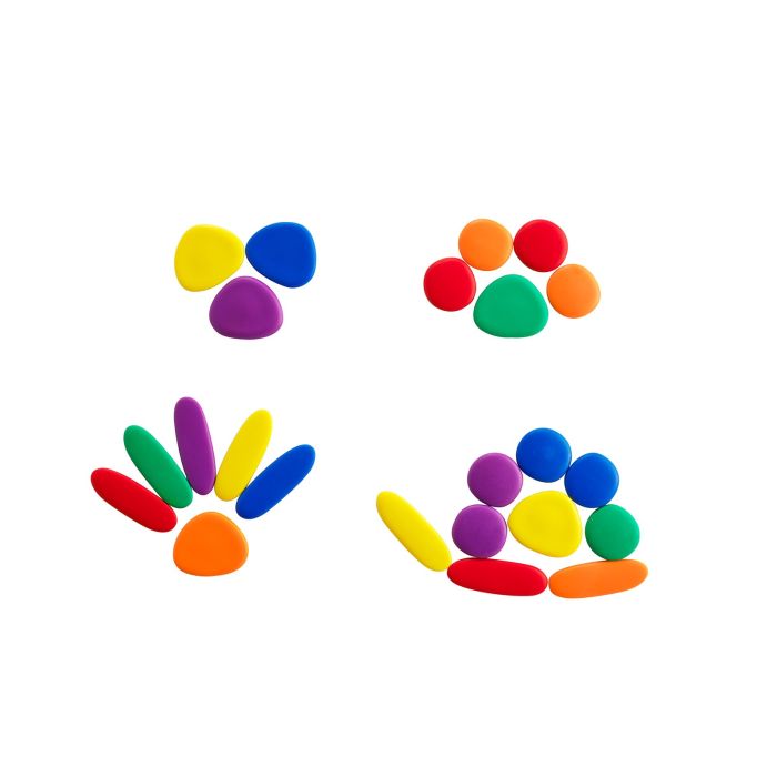 Junior Rainbow Pebbles - Pack of 36