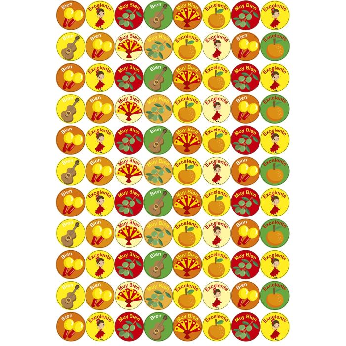 Spanish Merit Stickers