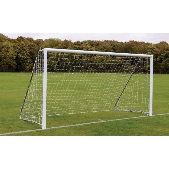 Harrod Sport Football Net - 24 x 8ft (Senior) - White - Pair