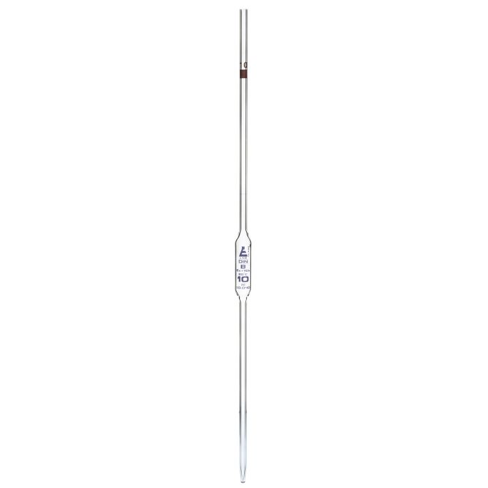 Class B Bulb Form Pipettes - 10ml - Red Graduation - Pack of 5