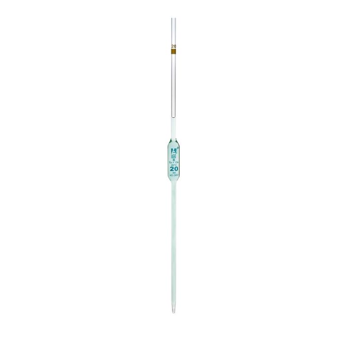 Class B Bulb Form Pipettes - 5ml - Yellow Graduation - Pack of 5