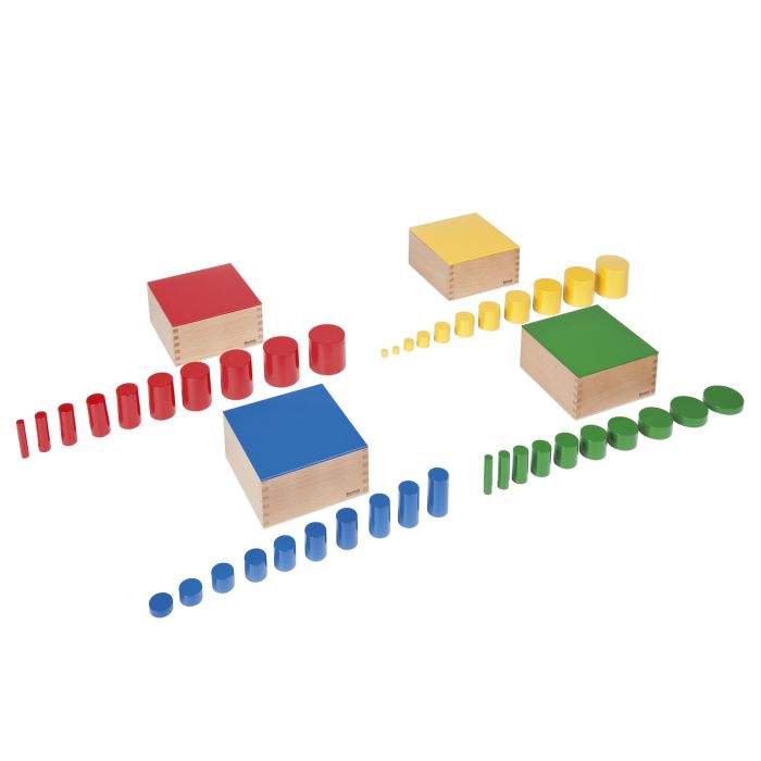 Nienhuis Montessori - Set of Knobless Cylinders