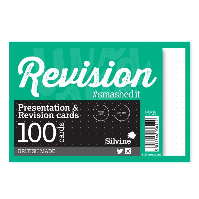 Revision/Presentation 6 x 4" - Pack of 10