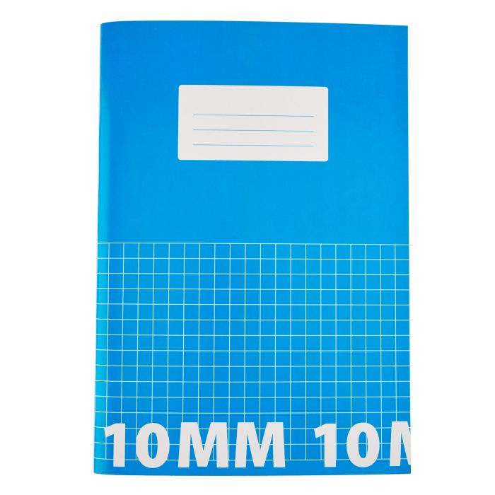 Classmates A4 Tough Cover Exercise Books 80 Page 10mm Squared - Light Blue - Pack of 50