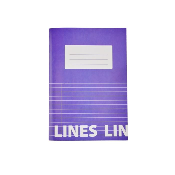 Classmates A5 Tough Cover Exercise Books 80 Page 8mm Ruled With Margin Purple - Pack of 50