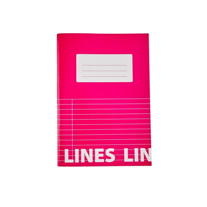 Classmates A5 Tough Cover Exercise Books 80 Page 8mm Ruled With Margin Pink - Pack of 50