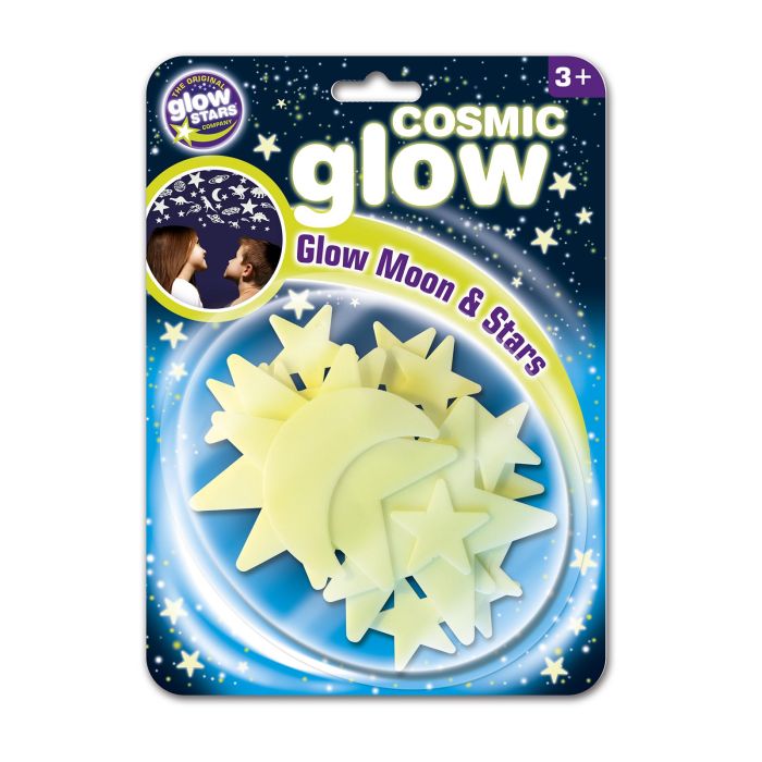 Cosmic Glow Moon & Stars