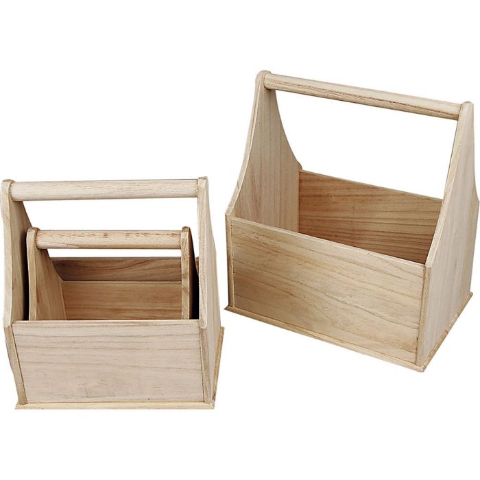 Wooden Bottle Holders - Pack of 3