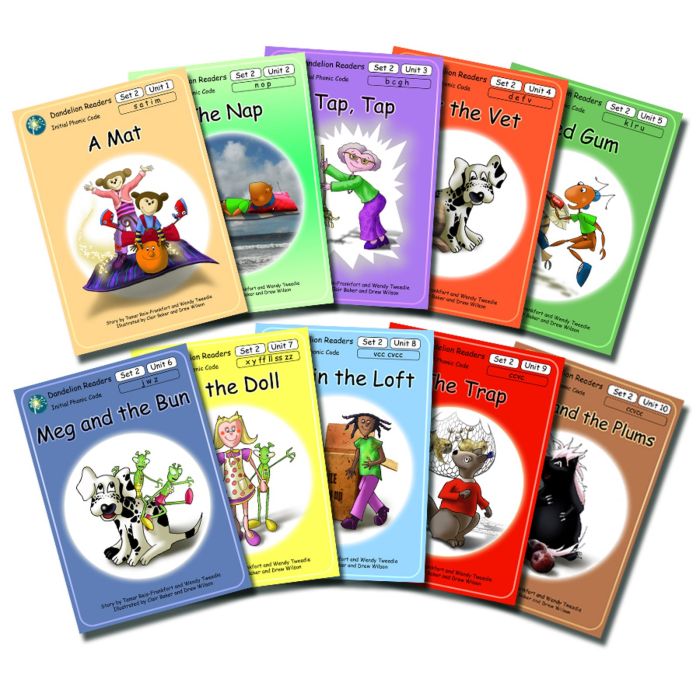 Dandelion Extended Phonics Readers Set 2 (1 -10) - Pack of 10