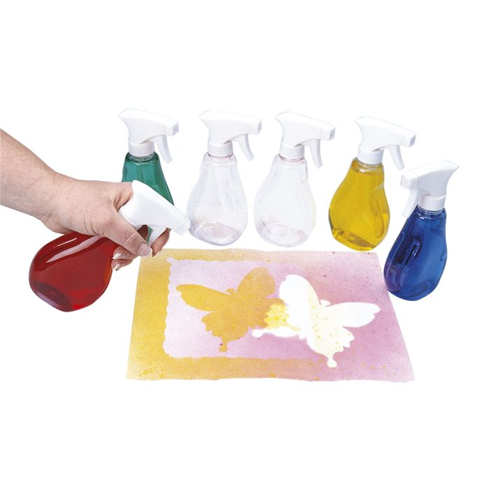 Clear Trigger Spray Bottles - Pack of 6
