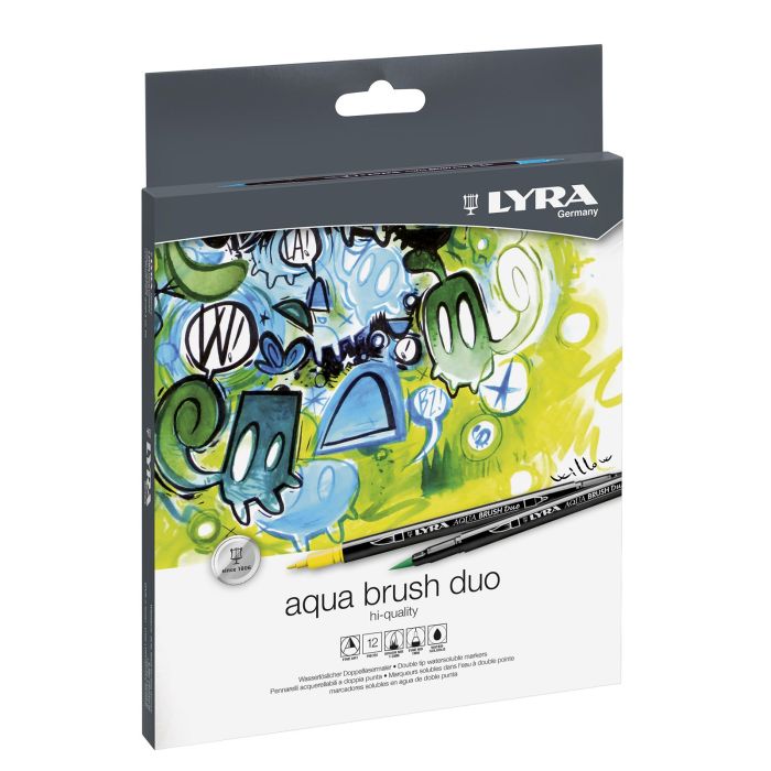 Lyra Artists Aquabrush Duo - Pack of 12
