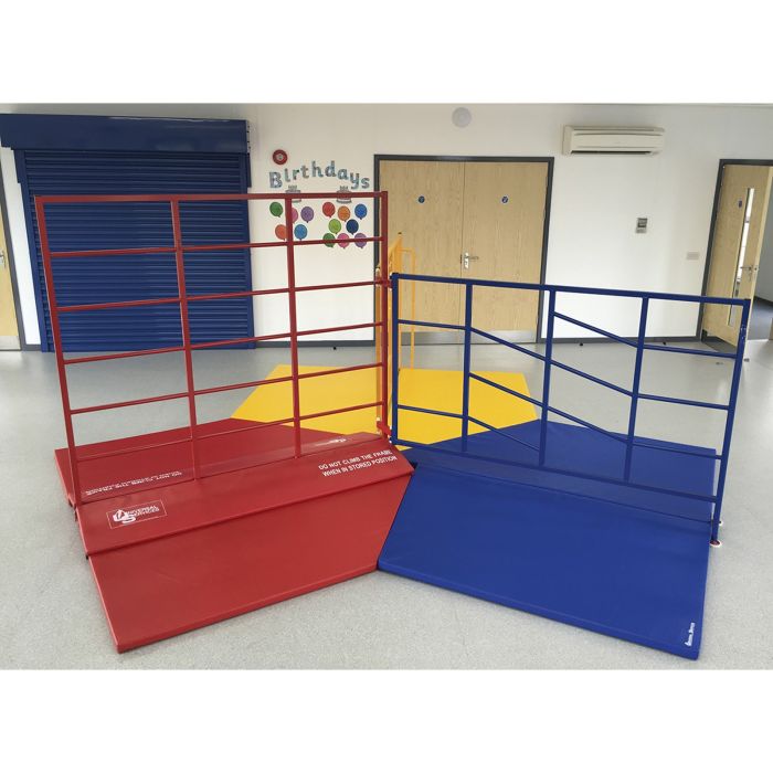 Universal Trio Freestanding Climbing Frame - Multi - H1.93m