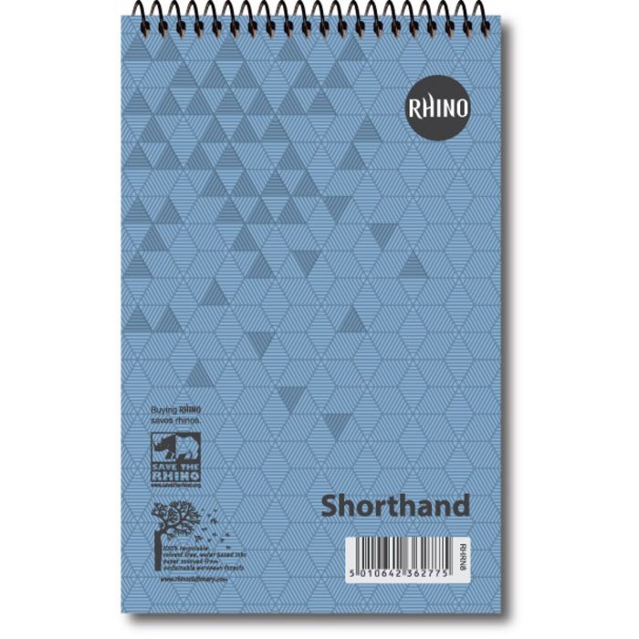 Rhino Shorthand Notebook - Pack of 12