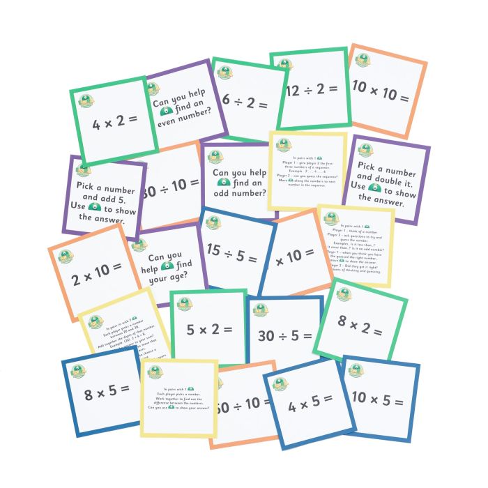 EaRL 100 Square Cards 