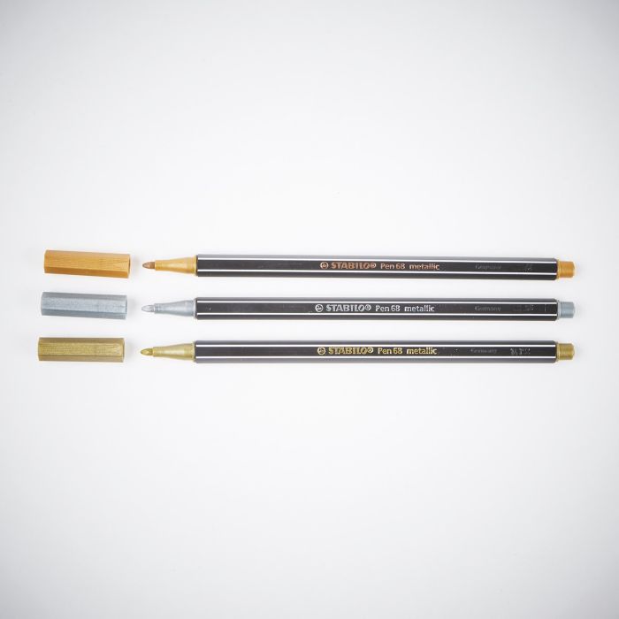 Stabilo Metallic Pens - Pack of 3