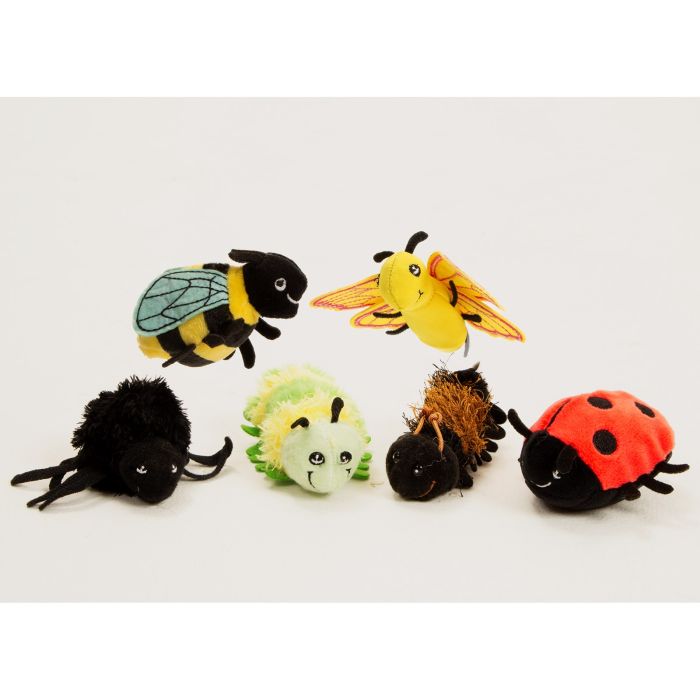 Mini Beasts Finger Puppets - Pack of 6