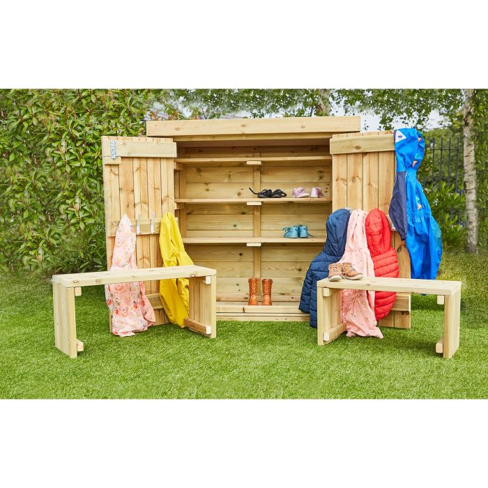 Coat and Wellie Storage Shed 