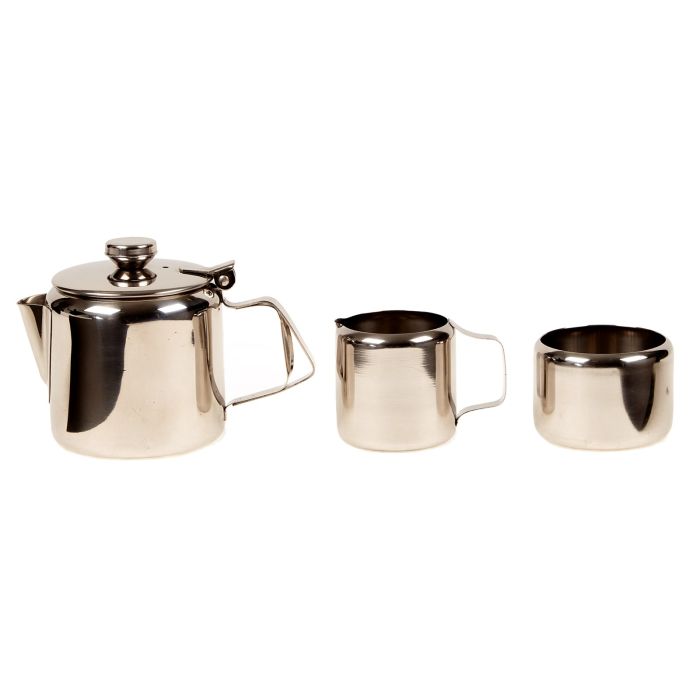 Metal Tea Milk Sugar Set