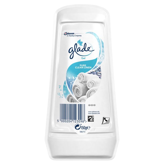 Glade Clean Linen Gel 150g - Pack of 8