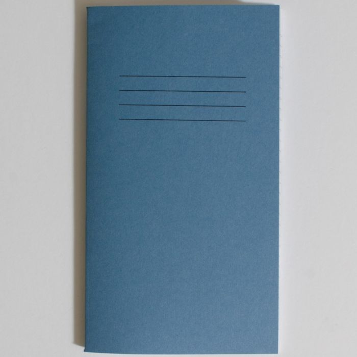 165 x 102mm Notebook 48 Page 7mm Ruled - Vivid Blue - Pack of 100