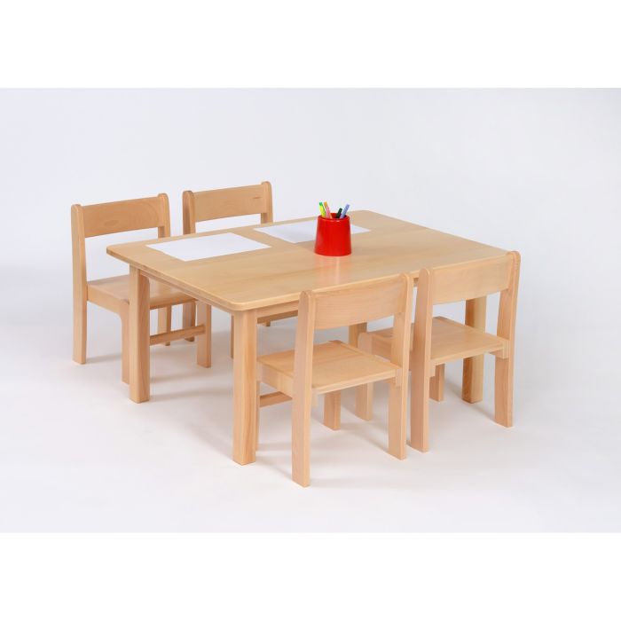 GALT Rectangular Table and 4 Chairs - 2-3 Year Olds